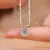 Colar Feminino de Prata Esterlina com Pingente de Pedra Moissanite - comprar online