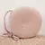 Bolsa Feminina Transversal de Palha Redonda - loja online