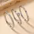 Imagem do Trio Realce – Conjunto de Anéis de Luxo com Zircão para Mulheres