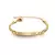 Punk homem pulseiras hip pop cor de ouro aço inoxidável grosso mão corrente b - loja online