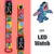Brilho Encantado – Relógio Infantil LED Princesas Disney