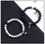 Imagem do Ímã de Pedra Natural Beads Pulseira para Amantes, Distância Coração Pulseir