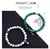 Ímã de Pedra Natural Beads Pulseira para Amantes, Distância Coração Pulseir - comprar online