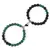 Ímã de Pedra Natural Beads Pulseira para Amantes, Distância Coração Pulseir - Hinata