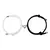 pulseira 2 peças conjunto preto branco amor magnético casal pulseira