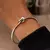 Pulseiras de aço inoxidável vintage moda feminina - loja online