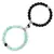 Ímã de Pedra Natural Beads Pulseira para Amantes, Distância Coração Pulseir na internet