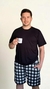 Pijama curto masculino - MATCH PERFEITO - Para ele - comprar online