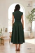 VESTIDO MIDI CELESTE - comprar online