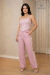 CONJUNTO CALÇA E BLUSA VIOLETA