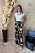CALÇA PANTALONA ESTAMPADA NICOLE - comprar online