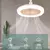 Ventilador de teto com lâmpada led e27 com controle e carregador - Cardosoexpress