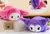 Peluche Kuromi My Melody 2 en 1 reversible