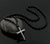 Cruz con cadena larga
