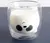 Vaso vidrio oso panda - comprar online