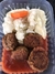 Marmita fit de almôndegas de lentilha com purê de batata doce - loja online