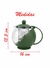 Chaleira bule de vidro com infusor 750ml - loja online
