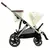 Cybex - Carrinho de passeio simples a duplo Gazelle S 2, estrutura taupe/bege concha - comprar online