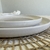Imagen de Plato de postre Dalian Blanco y Beige x6