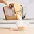 Dispensador de alimentos de bambu 2l, organizador de cozinha, recipiente de arma na internet