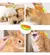 Peine Gatos Perros Vapor Cepillo Autolimpiante Saca Pelos Color Amarillo - comprar online