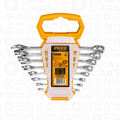 Jogo Chave Combinada 6 A 19MM com 8 Peças - INGCO - comprar online