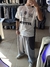 Jogging "Space" Gris Melange con Gris Topo - tienda online