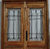 Imagen de Puerta Antigua Nórdica Doble 120x205 Madera De Eucalipto