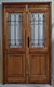 Puerta Antigua Nórdica Doble 120x205 Madera De Eucalipto