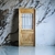 Puerta Antigua Nórdica /madera De Pino/ Color Caoba / 84x205 - tienda online