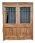 Puerta Nórdica Doble 160x205 Madera De Eucalipto