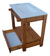 Vanitory 80x46x80 C/cajón + Bacha Madera Pino Color Cedro