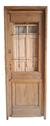 Puerta Antigua Nórdica Con Reja