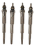 4 Velas Aquecedora P/ Land Prado 3.0 8v 1kzte 2008 - comprar online