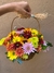 Cestinha com Flores do Campo - Coroar Flores