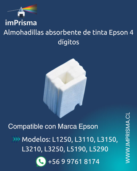 Almohadillas absorbente de tinta Epson 4 dígitos - comprar en línea