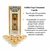 Velas Aromaticas Para Casamentos Decorativas Rechout Golden Nag Indiana 10 unidades - loja online