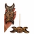 Incensário Fases da Lua suporte para incensosTriluna decoração espiritual