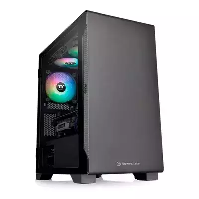 GABINETE TT S100TG MICRO CASE TEMP.GLASS BLK COM FONTE 600W WHITE CA-3Q9-60S1WZ-00