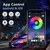 Imagem do Luzes LED RGB para Interior Automotivo – Kit com 4 Barras Decorativas