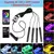 Luzes LED RGB para Interior Automotivo – Kit com 4 Barras Decorativas na internet