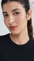Camiseta Feminina Gola Redonda Preta - comprar online
