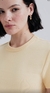 Camiseta Feminina Gola Redonda Off na internet