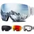 Gafas de esquí magnéticas profesionales, hombre, mujer, lentes de doble capa antiniebla U400, máscara de esquí grande gafas de snowboard para hombres y mujeres.