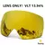 Gafas de esquí magnéticas profesionales, hombre, mujer, lentes de doble capa antiniebla U400, máscara de esquí grande gafas de snowboard para hombres y mujeres. - comprar en línea