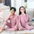 Otoño Invierno ropa interior térmica traje niños y niñas, conjuntos de ropa niños conjuntos de pijama, ropa de dormir cálida, distintos colores ropa para niños.