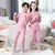 Otoño Invierno ropa interior térmica traje niños y niñas, conjuntos de ropa niños conjuntos de pijama, ropa de dormir cálida, distintos colores ropa para niños.