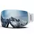 Imagen de Gafas de esquí magnéticas profesionales, hombre, mujer, lentes de doble capa antiniebla U400, máscara de esquí grande gafas de snowboard para hombres y mujeres.