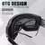Gafas de esquí magnéticas profesionales, hombre, mujer, lentes de doble capa antiniebla U400, máscara de esquí grande gafas de snowboard para hombres y mujeres.