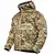 Parka de invierno para hombre, chaquetas tácticas, chaqueta militar con calefacción, abrigos con capucha para mantener el calor, cortavientos, ropa de camuflaje térmica Multicam. - tienda en línea